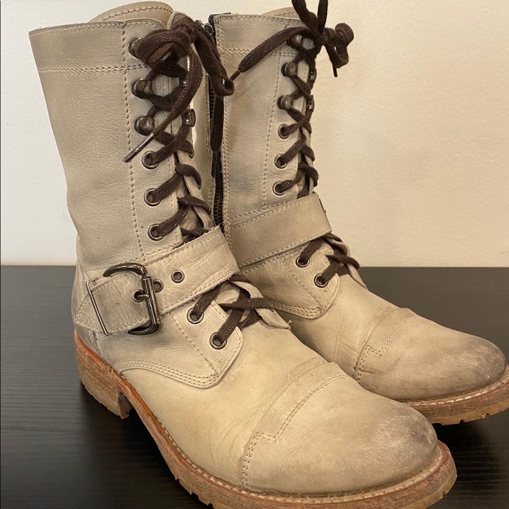 Sandra Boots Floter off white usad .negro